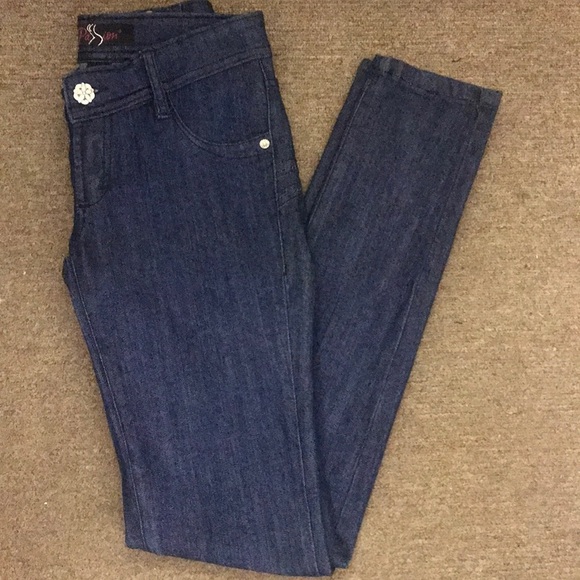 Passion Size 5 Body Sculpting Dark Denim Jeans. New With Tags - Picture 3 of 5